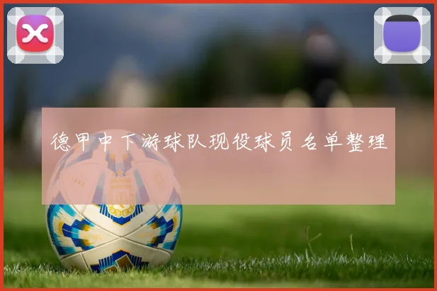 德甲中下游球队现役球员名单整理